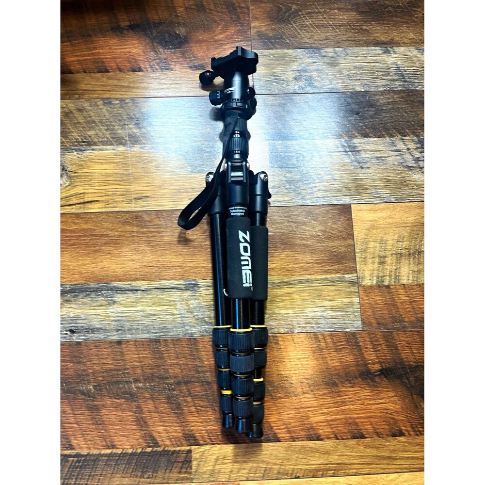 Zomei F678 Aluminum Tripod Ball Head Detachable Monopod 55in 6kg Bubble